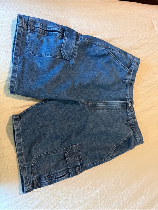 Wrangler Other - Wrangler Blue Denim Shorts with Branded Patch